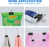 Binder Clips Assorted Sizes, 208 PCS Metal Black Clips, Office Supplies File Clamps Paper Clips in 6 Boxes