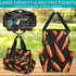 Shoblo 10 Carrots Garden Tool Bag Waterproof Gardening Tool Storage Bag with Handle & Pockets Gardening Tote Bag