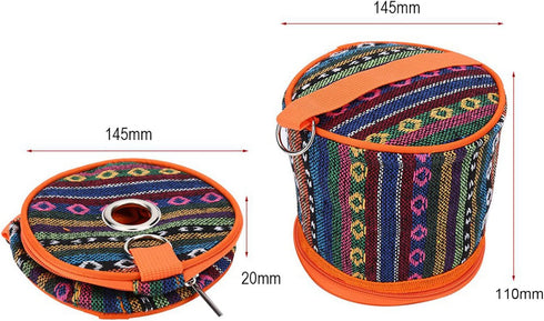 KooingTech 5.7x4.3in Camping Toilet Paper Holder, Toilet Paper Cover, Portable Wipes Case with Hook Suitable