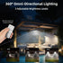 1-to-2 Solar Shed Lights, Solar Pendant Lights, Outdoor Hanging Lights with Remote & Dusk to Dawn, Waterproof for Shed