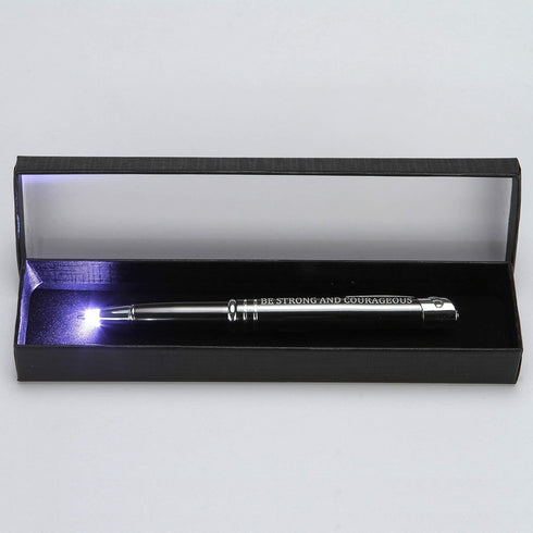 Personalized Engraved Pens, Catholic Faith Bible Verse Gifts for Men Women, Pastor Appreciation