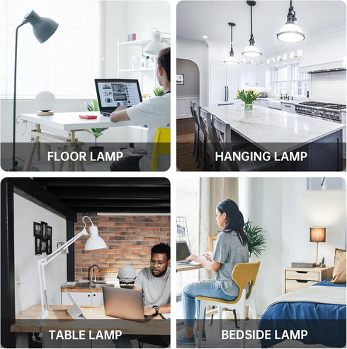 3 Color Temperature LED Light Bulb, A19 3CCT Color Changing, Energy Saving 9W (60W Equivalent), 810LM, E26 Base
