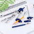 Mr. Pen Professional Geometry Set - 7 pcs Metal Compass with Shatterproof Storage Box, Drafting Tools