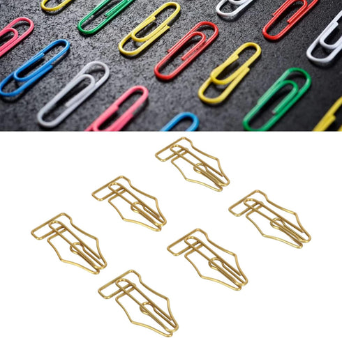 Jumbo Paper Clips - 100 Pcs Fancy Cute Large Plastic Covered Wire Clips for Home School Office