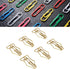 Jumbo Paper Clips - 100 Pcs Fancy Cute Large Plastic Covered Wire Clips for Home School Office