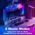 RGBW LED Light Strip, Music Sync RGB IC LED Lights Bars, USB Powered Ambient Lighting, Remote Control Color Changing