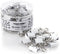 Small Binder Clips, 3/4 Inch (19mm), 50 Pack Mini Binder Clips (White)