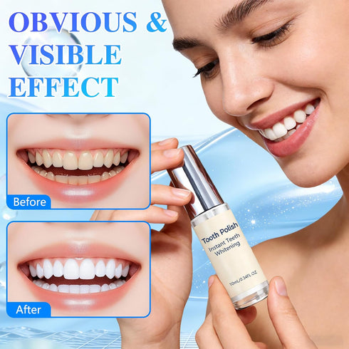 Generic 2PCS Tooth Polish, Instant Tooth Paint, Gentle & Safe Formula, Simple & Portable White Paint, Enhance Tooth