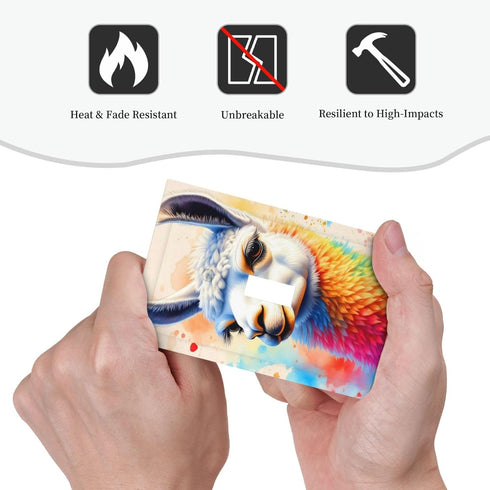 Ntyfur 1 3X5 Rainbow Llama Art Wall Plate Gang Toggle Light Switch Cover Single Toggle Faceplate Decor