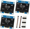 JAMHER 1.3 Inch I2C IIC OLED Display Module 128x64 Pixel Mini Self-Luminous Display