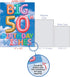NobleWorks - 50th Big Funny Birthday Card (8.5 x 11 Inch) - Group Milestone Notecard for Year Old Birthday Congrats
