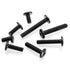 M6 x 30mm 50Pcs Flat Head Hex Socket Cap Screws Bolts - 304 Stainless Steel Furniture Bolts Full Thread