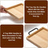 InnoHHustle 2 PCS Black Side Fixed Tray Handle, Cutting Board Cabinet Hardware Pull Metal Tableware Serving Tray