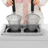 Dodoam 2 Commercial 2500W 122-230F, 110V Electric Noodles Pasta Boiler, Holes Pasta Cooker, Hot Pot & Soup Cooker