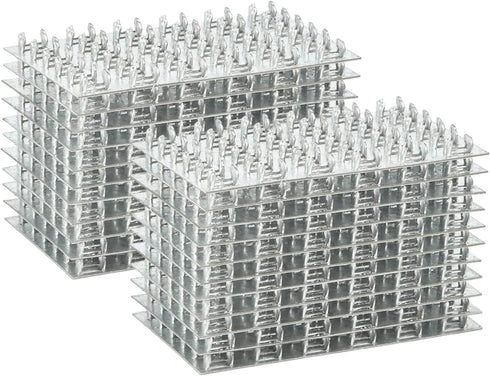 20 Pack Truss Plates 3x6 Inch, Pronged Truss Mending Plate with Nail Teeth for Roofing Wood Connector