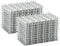 20 Pack Truss Plates 3x6 Inch, Pronged Truss Mending Plate with Nail Teeth for Roofing Wood Connector