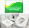GANYKQ 10Pieces Toilet Seat Covers Flushable Paper Disposables for Airplanes Travel Seats Public Restroom Camping
