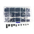 Readytosky M2 M2.5 M3 M4 M5 Nylon Screws Metric Machine Pan Round Head Plastic Screw Nut Bolt Assortment Kit, 510PCS