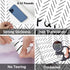 Erfoni Black and White Peel and Stick Wallpaper, Modern Herringbone Contact Paper, 17.7inch x 78.7inch
