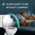 16.5 Inch, 2 Pack Round Toilet Seat Soft Close Quiet No Slam Toilet Lid, Quick Release & Easy Installation, Durable PP