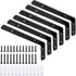 LSK 6PCS L Bracket, 5"2"(12550mm) Shelf Support Corner Bracket for Wooden Board,