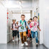 Hall Pass Lanyards Set with Card Passes, Unbreakable Classroom Passes for Teacher Parents (Library, Hall, Bathroom,