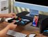 Bostitch Konnect Adjustable Monitor Riser with Drawer & Cell Phone Holder, Laptop Stand for Desk, 4 Height Levels