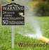 (2Pack) 36" 12 12 Inches 40Mil Large Video Surveillance Sign, No Trespassing Warning Sign, With Long Stake x Thick
