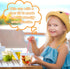 100 Pcs 8 OZ Clear Disposable Plastic Cups with Flat Lids for Parfaits, Drink, Yogurt, Soups, Salad, Fruit (With Holes)