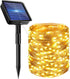 bitjam 1 Pack Solar Fairy Lights for Outside Waterproof, 49FT/15M 150LED Solar String