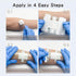 50-Pack (2.7x4) Waterproof Transparent Film Dressing with Absorbent Pad Sterile Adhesive Bandages Post-Surgical Wound