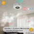 GiiHoo 10-Year 2 1 Smoke and Carbon Monoxide Detector Lifespan, Dual Sensor Photoelectric & Electrochemical CO Alarm