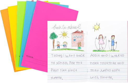 Hygloss My Storybook Blank Book - 5.5" x 8.5", Pack of 24 for Creative Writing