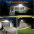 28W 3000LM 2 5500K IP65 LEPOWER LED Security Flood Light Outdoor, Switch Controlled Aluminum Security Light, Adjustable