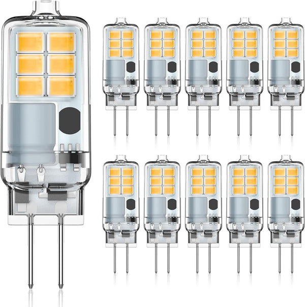 G4 LED Bulb 12V AC/DC, JC Bi-Pin Base Light Bulb 1.5W, Equivalent