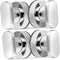 ORFOFE 4pcs Suction Cup Mount Door Handle Lock Elderly Shower Handle Non-Slip