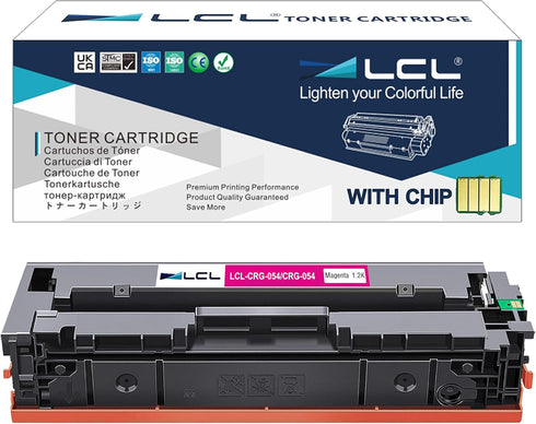 LCL Compatible Toner Cartridge Replacement for Canon 054 CRG-054, for imageCLASS MF642cdw MF644cdw Printers (1-Pack