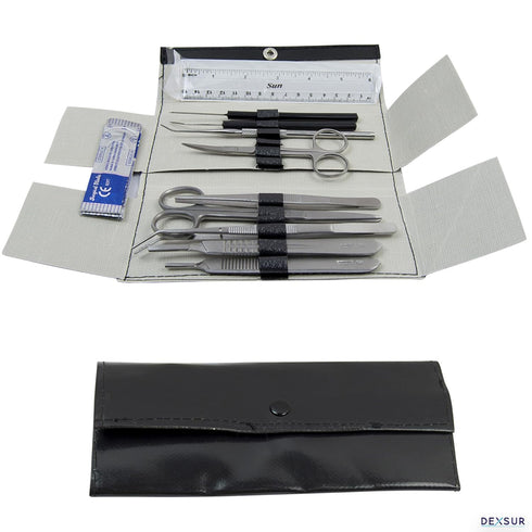 Dissection Kit for Biology Lab & Anatomy - Stainless Steel Scalpel Knife Set for Medical & Veterinary Students, KIT3-10 Pcs