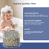 Elovener 2 Packs Baby Bath Tub Filter Device Cartridge Replacement Compatible with All Canopy Bath Tub Showerheads