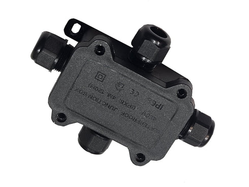 IotMug 4 IP68 40A 450V M16 PA66 Way Junction Box Waterproof Outdoor Electrical Wire Connector, Heavy Duty, Cable