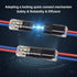 CMLY 20Pcs 2 Double Wire Plug in Connector, Pin LED Light Strip Low Voltage Connector with Locking Buckle, Quick