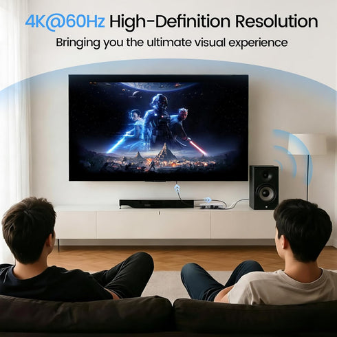 4K60 3.5mm PS5, Set-top MOSWAG HDMI Audio Extractor, HDMI to Optical AUX Audio Adapter Splitter Converter, White