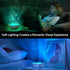 AmmToo Northern Lights Projector, Ocean Wave Shower Light Projector Light for Bathroom Classroom, Galaxy Night Light