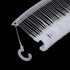 MECCANIXITY J Hook Standard Tagging Fasteners, Plastic Regular Price Tagging Barbs for Garment (Pack of 500 White)