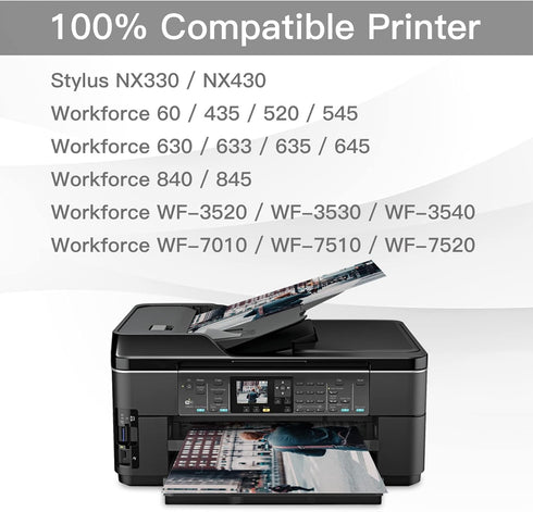 BeOne Remanufactured Ink Cartridges Replacement for Epson T126 to use with Workforce 60 435 520 545 Printer (1C, 1M, 1Y)