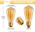 Sevici Bulbs 110V 60W 6 Pack, ST64 Bulb 280LM 2200K Dimmable E26/E27 Bulbs Bulbs Antique Edison Light Decorative