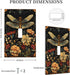 Sturin 1 3X5 Vintage Dragonfly Wall Plate Light Switch Cover Gang Single Toggle Toggle Switch Art Plates