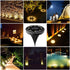 Solar Powered Ground Lights 2Pack, Waterproof LED Solar Disk Lights for Outdoor Decorative, Garden Lights for Landscape