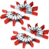 20 Pcs 2" Metal Spring Clamps - Heavy Duty Clips with Rubber Tips for Woodworking and Home Improvement