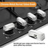 Range Valve Knob for Kitchen Gas Stove, Compatible with D-Shaped Air Interface Burner Gas Valve